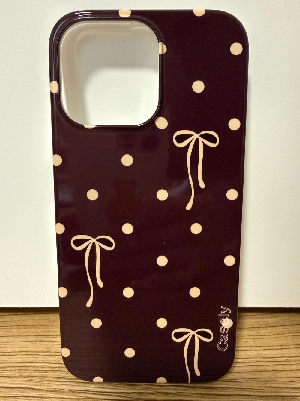 Casely Polka Dot Bow Phone Case